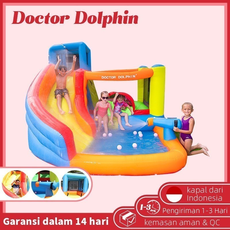 perosotan anak  Rumah istana balon inflatable toys bouncy castle mainan balon anak pbouncy castle