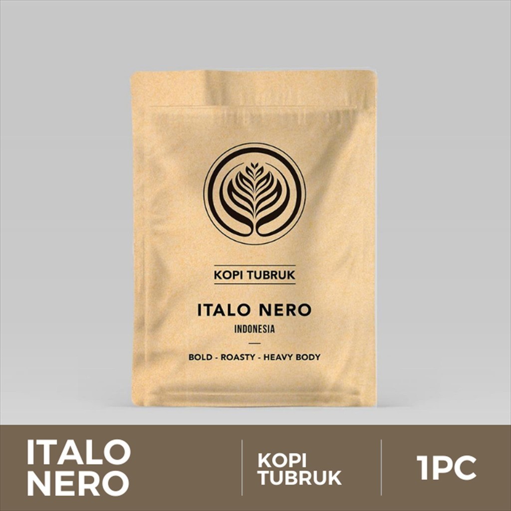 

Italo Nero Kopi Tubruk - Kopi Tubruk Arabika Sachet | Coffeenatics