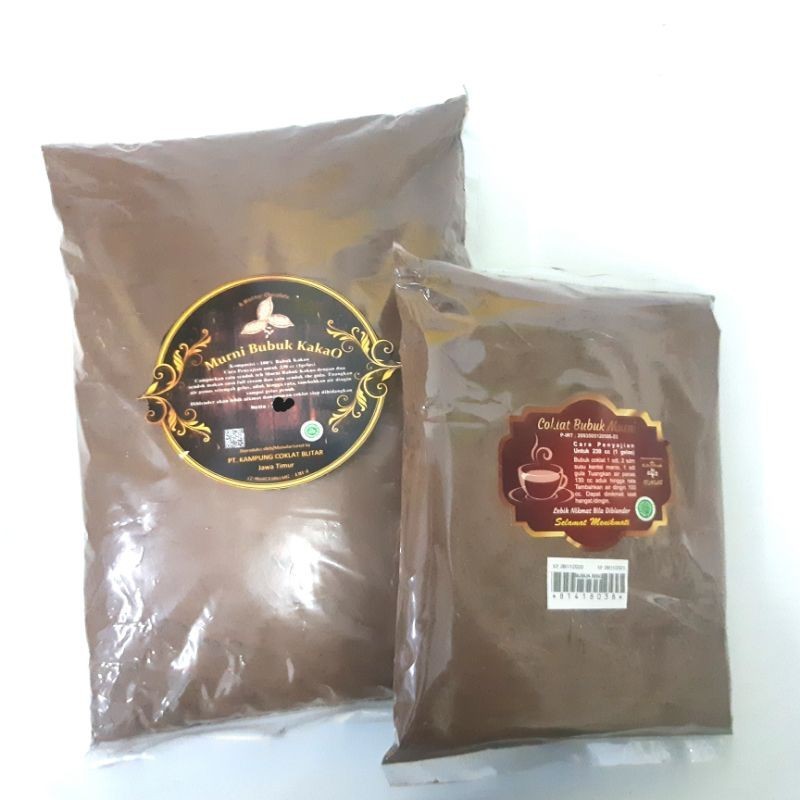 

Bubuk Coklat Murni 1kg - Coklat Blitar