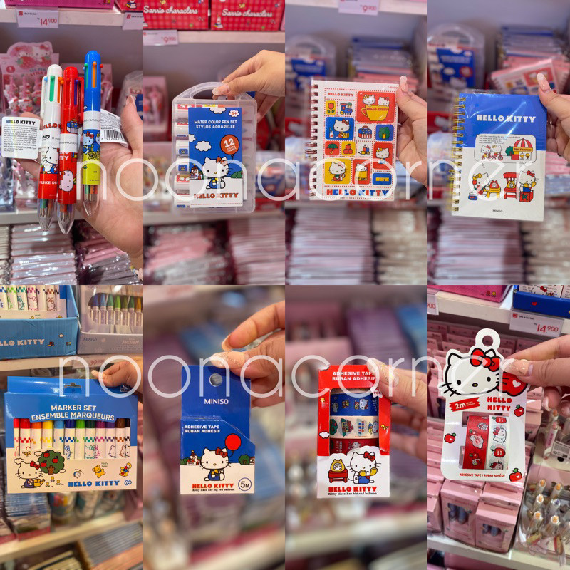 

Miniso x Sanrio Stationery Kit Pulpen & Notebook Hello Kitty