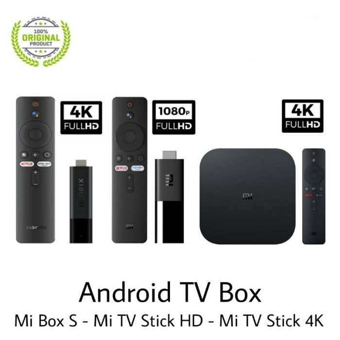 TV BOX S - TV STICK HD - TV STICK GLOBAL VERSION - ANDROID TV
