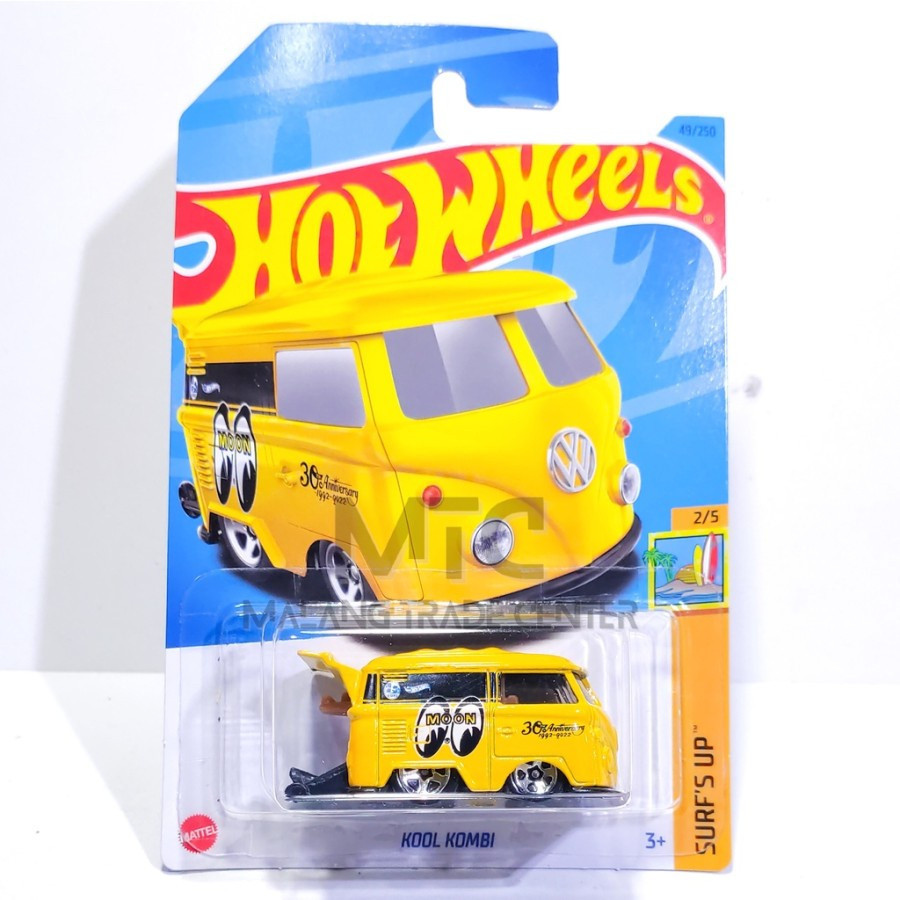 Hotwheels  Volkswagen Kool Kombi Kuning