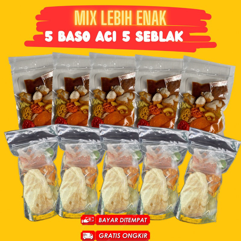 

Paket 5 Baso Aci 5 Seblak