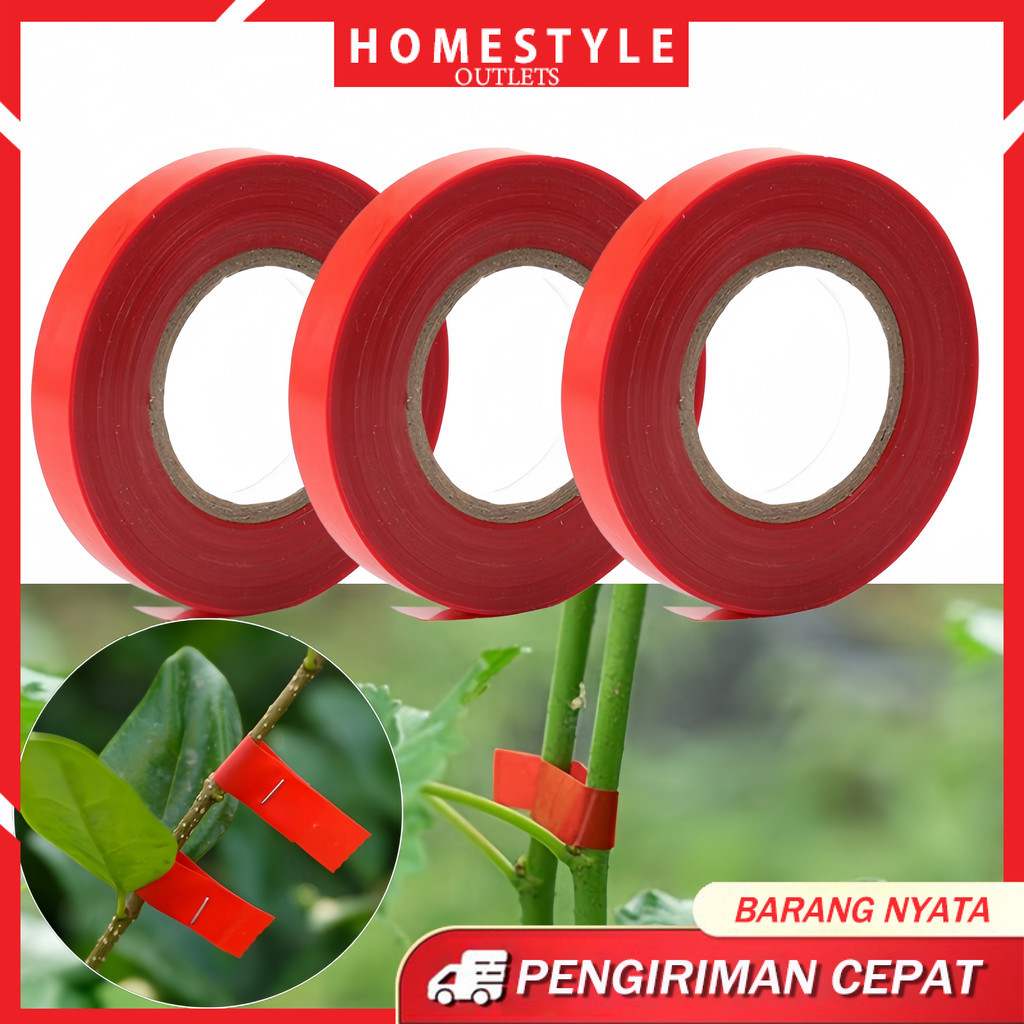 5Pcs Pengikat Tanaman Tape Tool Tali Pita Pertanian Isi Ulang Pita Refill Tape  Bahan Lentur Pita Ta