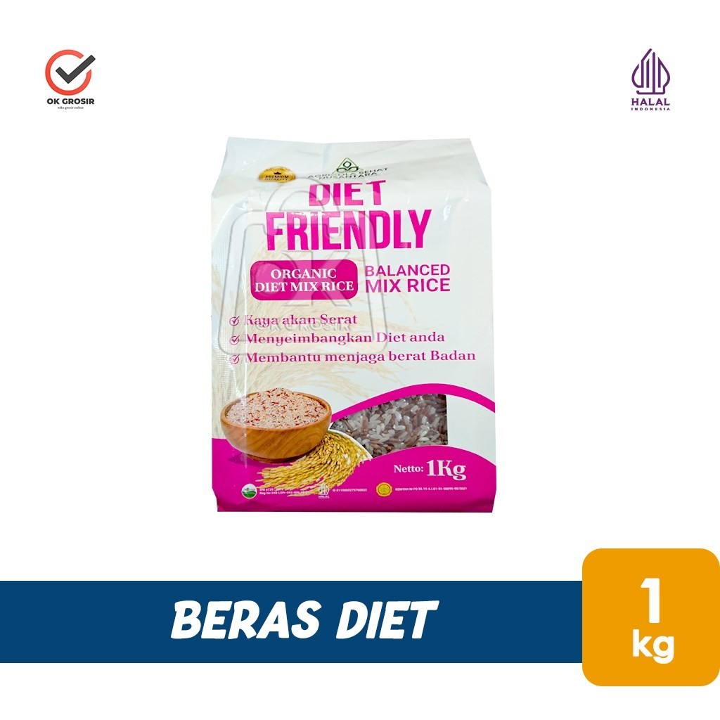 

Beras Diet Friendly Mix Rice Low GI Organik (1 Kg)