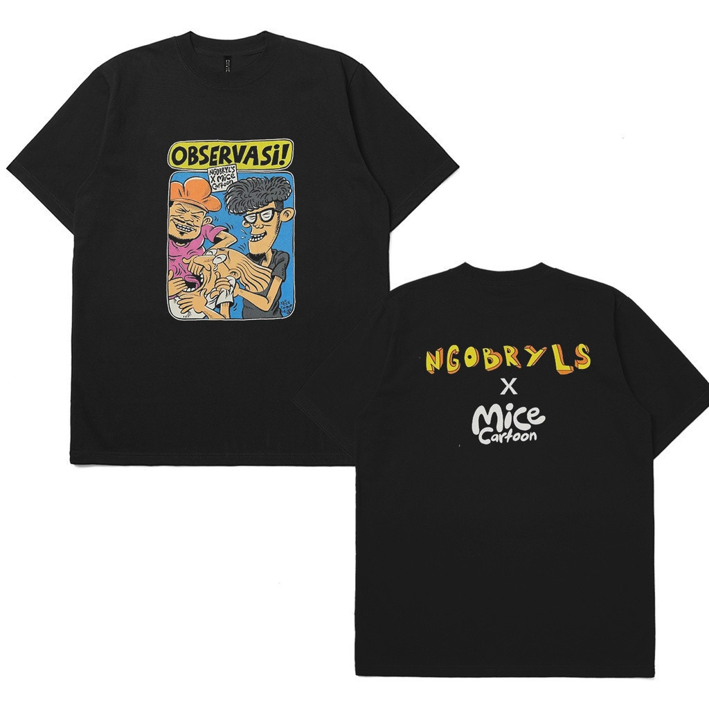 BAND - Mice Cartoon x Ngobryls - T shirt Kaos Cotton Combed 24s