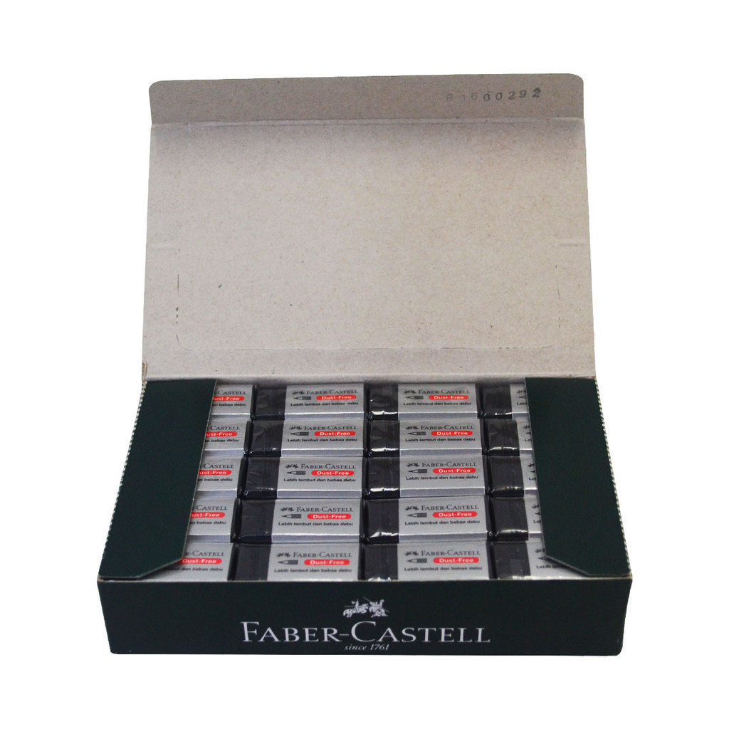

Penghapus / Eraser Faber Castell B40 - 7299 Black Small 1pcs (Kecil Hitam)