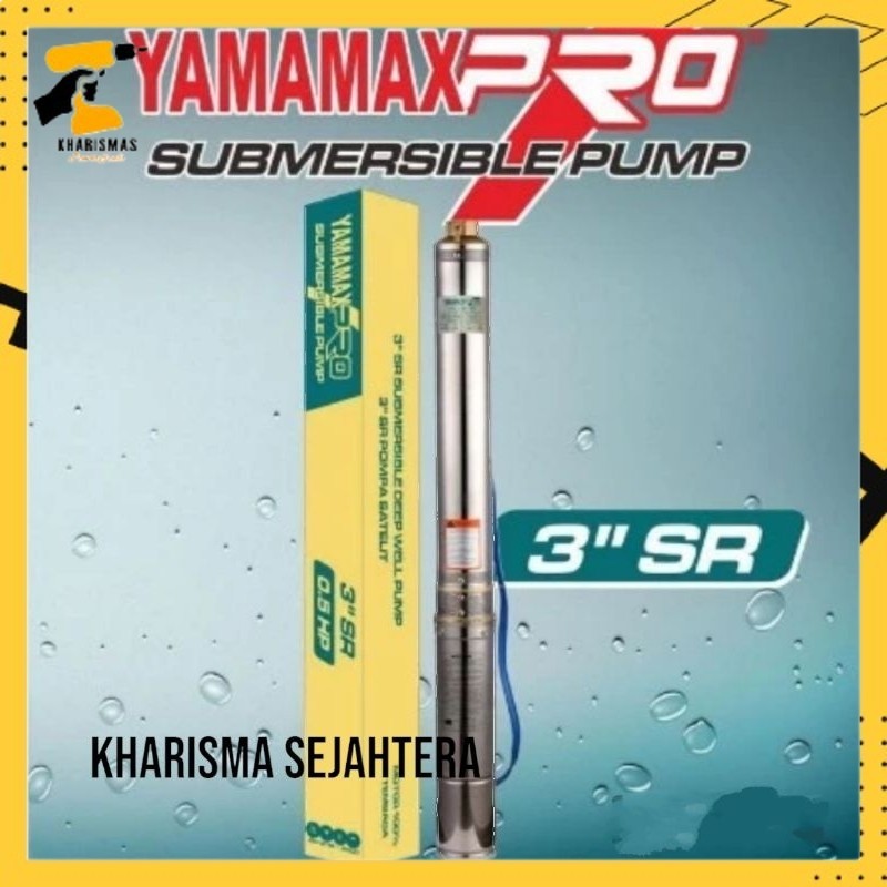 YAMAMAX-PRO POMPA CELUP SATELITE MMS 3 " SR 0.25HP/ POMPA SIBEL+KABEL