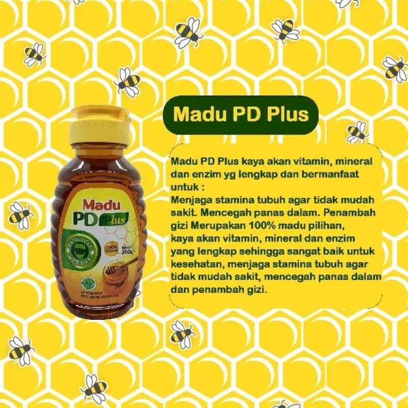 

COD MADU PD PLUS 350GRAM MADU HERBAL KAYA MANFAAT ORIGINAL I A4