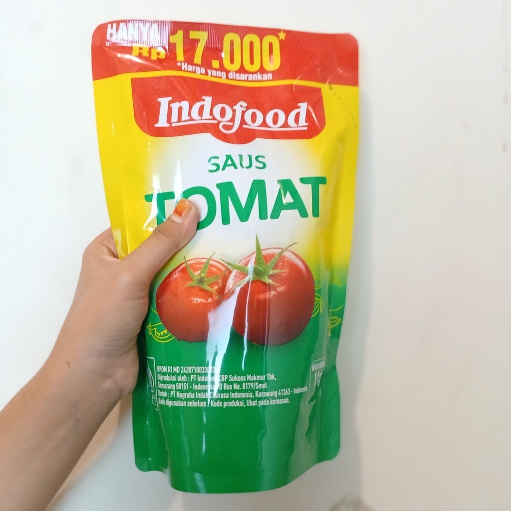 

Indofood Saus Tomat Kemasan Refil 1 Kg