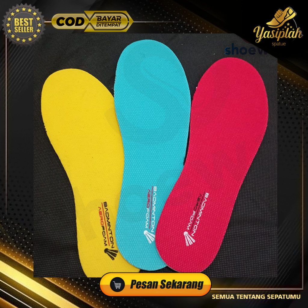 insole matras alas dalam sepatu badminton sport