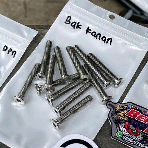 Baut Fullset Mesin Stainless CB GL GL100 SERIES
