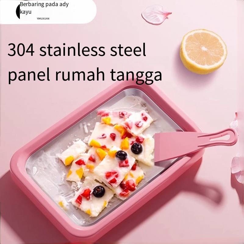 Mesin Yogurt Baru//304 Baja Mesin Penggorengan Es Krim Kecil Mesin Es Krim /Mesin Es Goreng