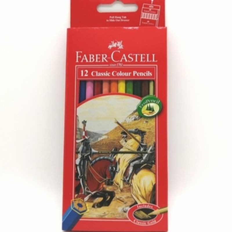 

Pensil 12 Warna Panjang Classic L Faber Castell - ABO