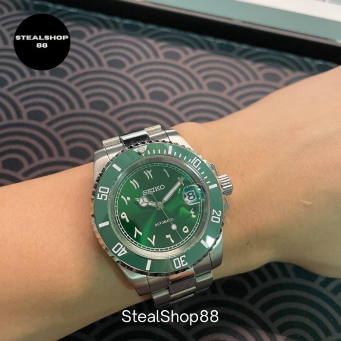 Seiko Submariner Hulk Arabic Green NH35