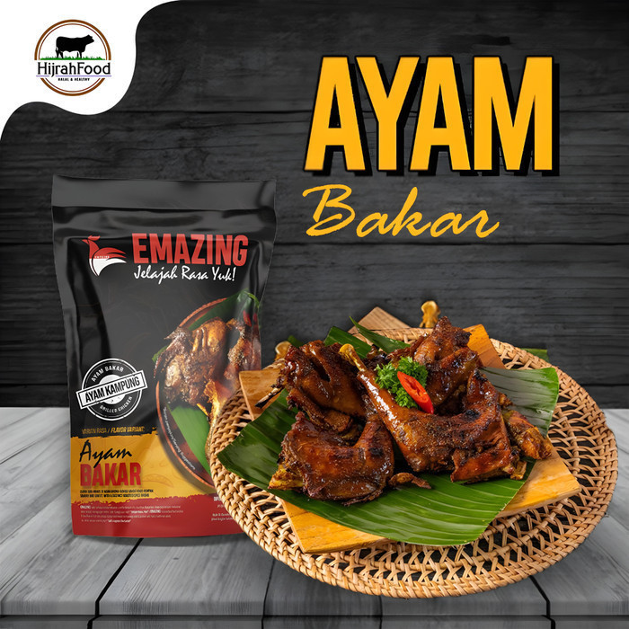 

Emazing Ayam Bakar 700 gr Aroma Bumbu Bakar Khas Rempah Praktis Siap Masak