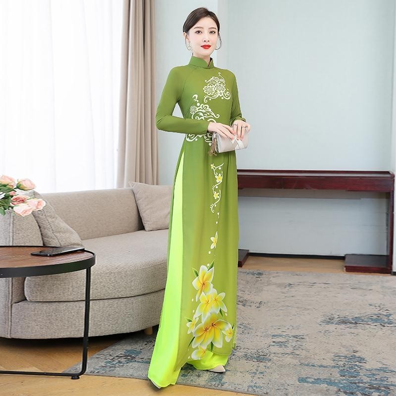 Women's Oda Cheongsam Slim Fit Dress Two piece Set