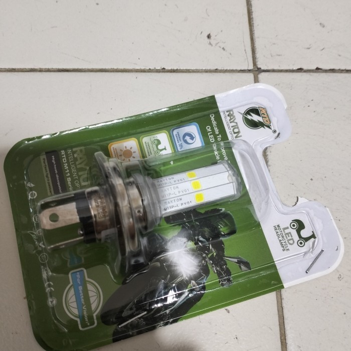 BOHLAM LAMPU DEPAN H4 33 LED VIXION NEW OLD NINJA 150 RR CBR - RTD 6 LED -RCHD89