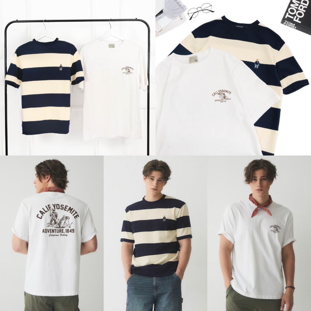 Kaos Lengan Pendek Pria Casual Graphic Tshirt & Colorbox Tshirt #SA581