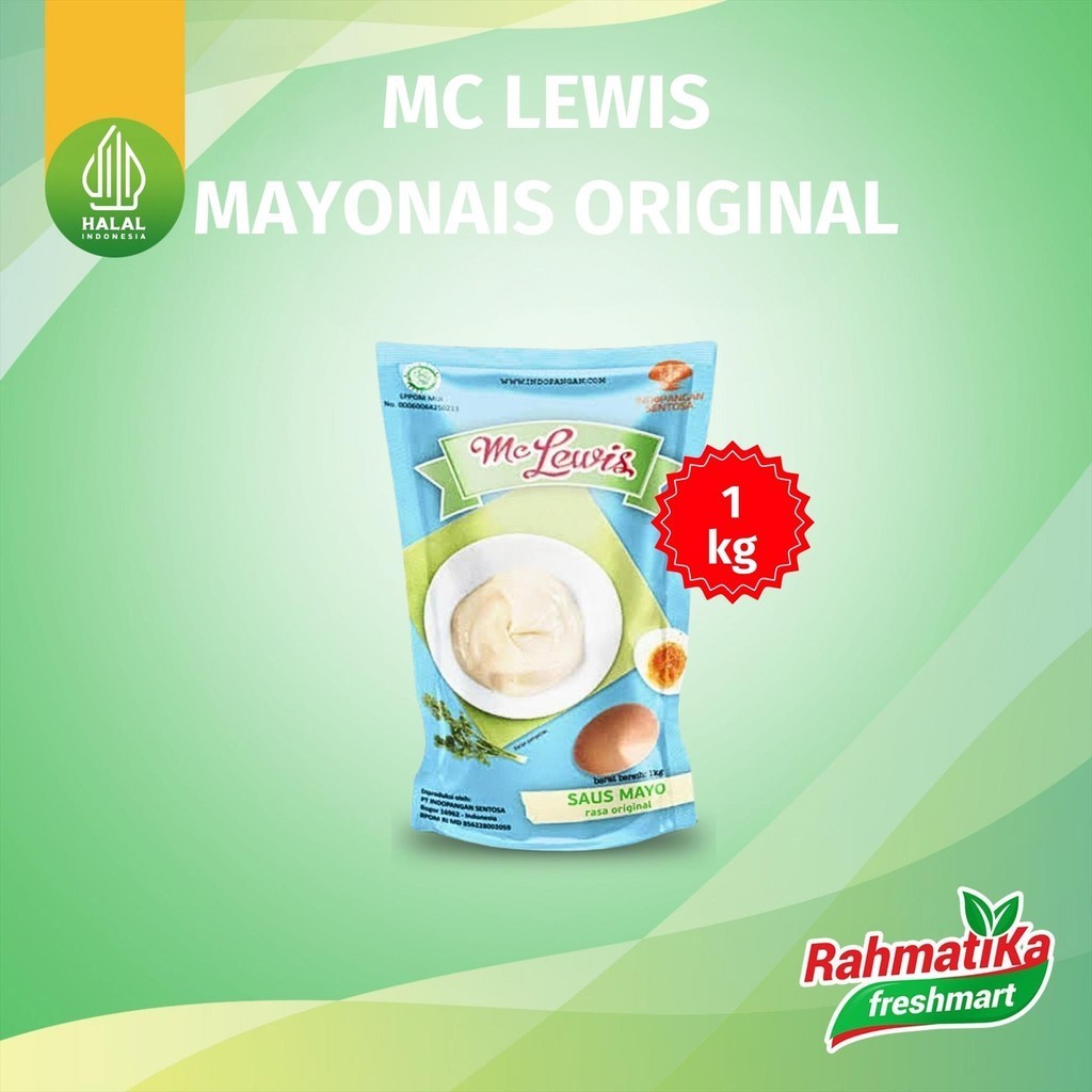 

Mc Lewis Saus Mayo / Mayonais Rasa Original 1 Kg