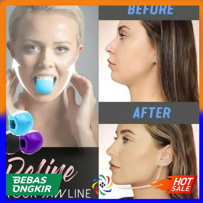 Alat Olahraga Rahang Alat Latihan Rahang Jawline Exercise Original