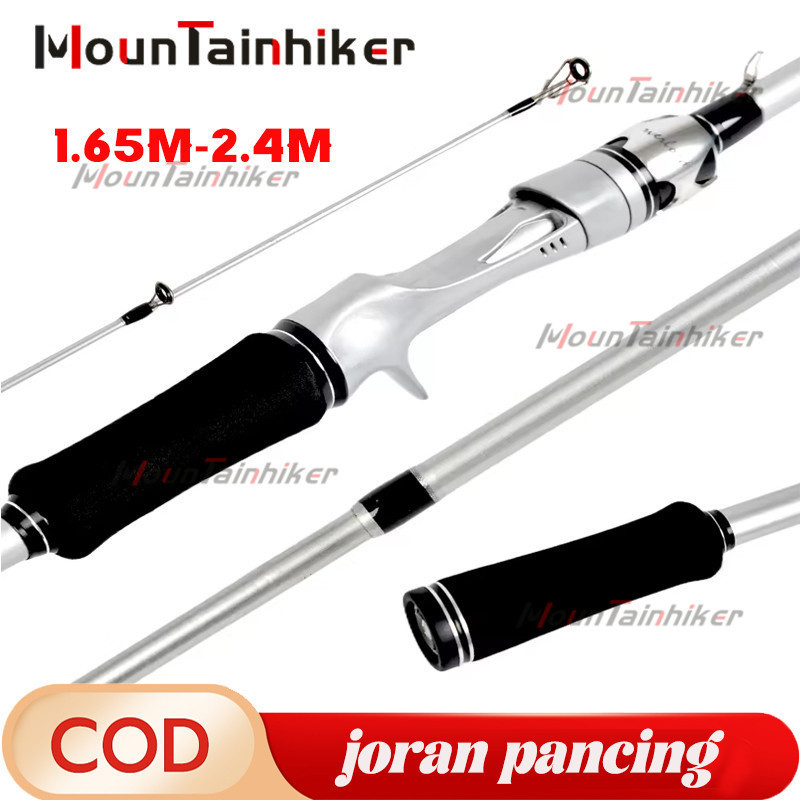 Joran Pancing Laut Joran Baitcasting Portabel Joran spinning Joran Pancing Putar Umpan Karbon M Powe