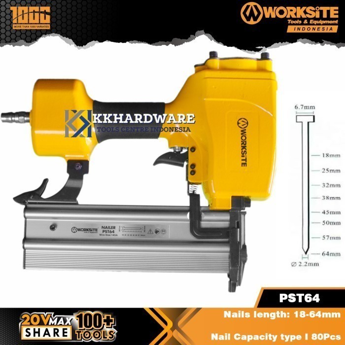 

Hekter tembok beton Mesin Paku Tembak Beton ST64 Nailer Concrete Nailer