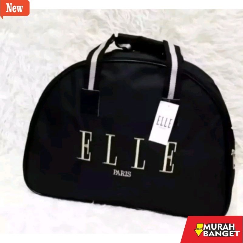 tas jinjing wanita 1 Pasang tas pakaian elle paris besar hitam sama tas pakaian elle paris kecil hit