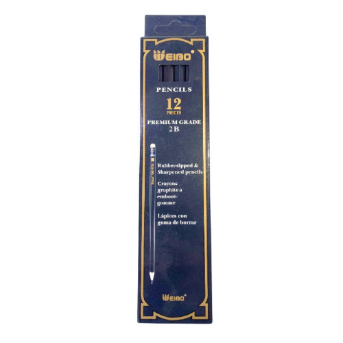 

Pensil 2B Weibo PREMIUM GRADE WB-9510 Pensil/Pencil Impor Set Alat Tulis - LUSINAN- SHSNP