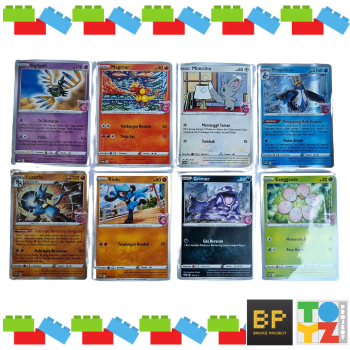 Kartu TGC Pokemon - Set 8 S9 Pokemon Gramedia