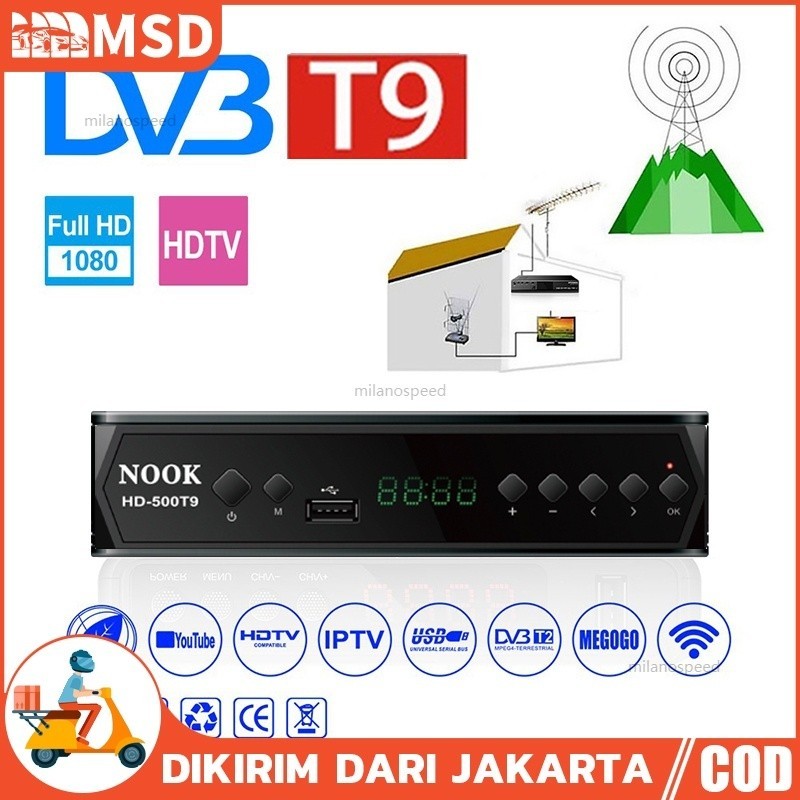 Set Topbox Tv Digital  DVB T2  T9 EWS UHF HD set topbox tv analog ke digital / set topbox tv digital