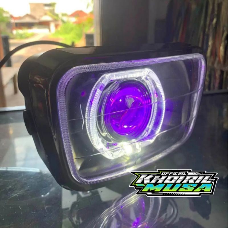 Batok Rx king set lampu biled daymaker lampu yamaha rx king biled daymaker reflektor rx king oval la