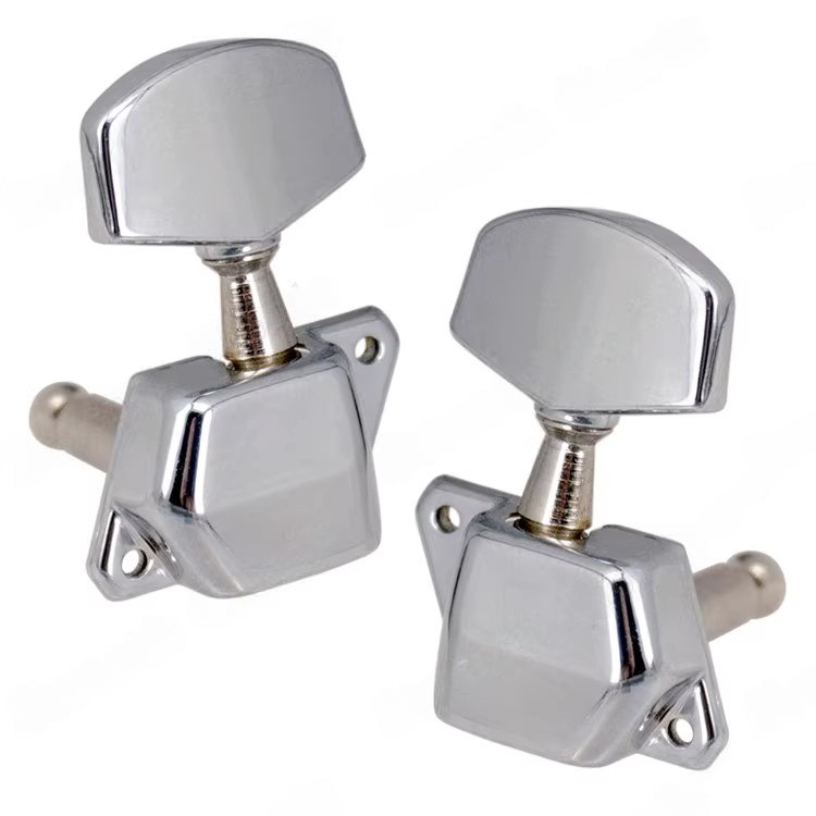 Aksesoris Gitar Tombol Senar Gitar Suara Asli Kayu Semi Tertutup Tombol Senar Senar Dipinggangkan Kn