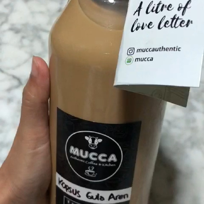 

A litre of love letter - Kopi susu gula aren 1 L #satudalamkopi - Normal Sugar