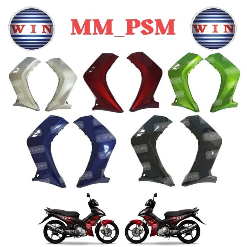 SAYAP LUAR JUPITER MX LAMA KIRI KANAN SET BODY DEPAN JUPITER MX LAMA MEREK WIN