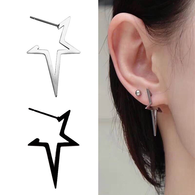 Anting Bentuk Bahan Stainless Steel Eropa Amerika