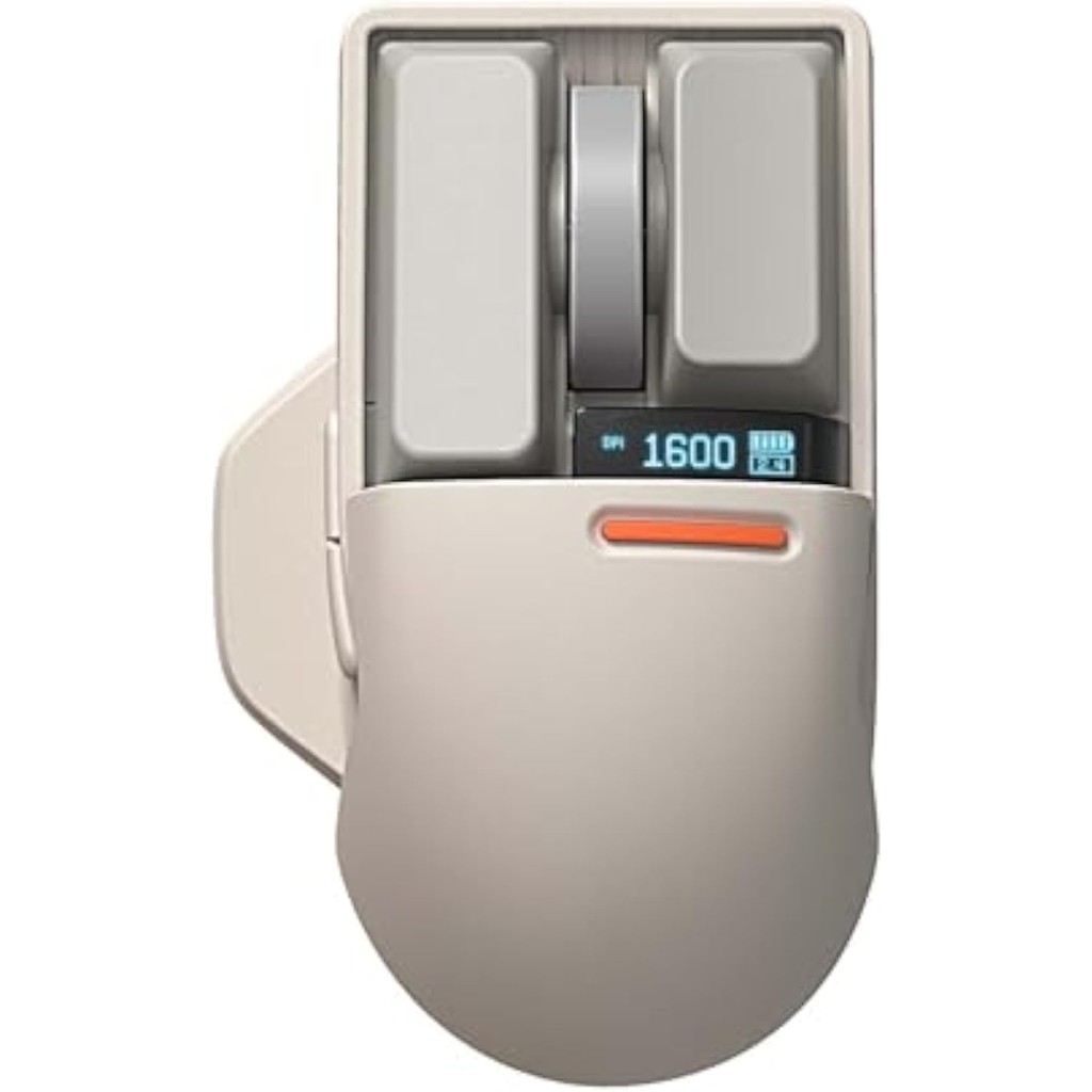 

LOFREE OE909 Touch PBT wireless mouse with USB receiver, Bluetooth, wired connection, rechargeable, 4000 DPI OLED screen