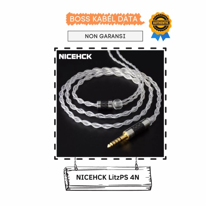 Nicehck LitzPS 4N Pure Silver Upgrade Cable Original - PIN 0.78