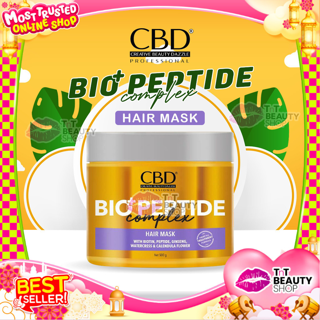 CBD Bio+Peptide Complex Hair Mask 500ml | TnT Beauty Shop