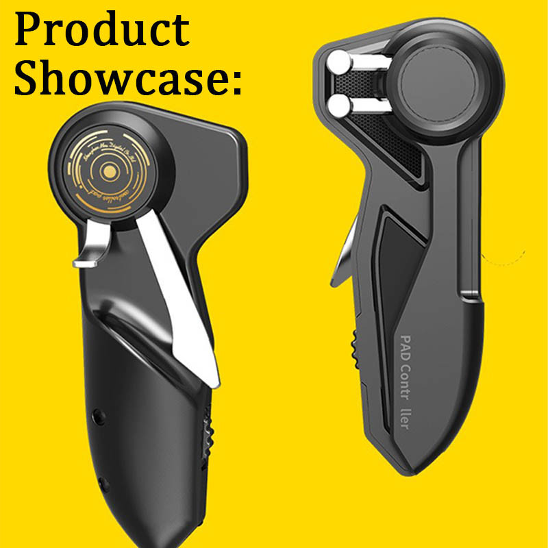 AK-PAD Six Fingers Tablet FPS Gaming Gamepad Capacitor Burst Button Joystick For PUBG Mobile Games ,