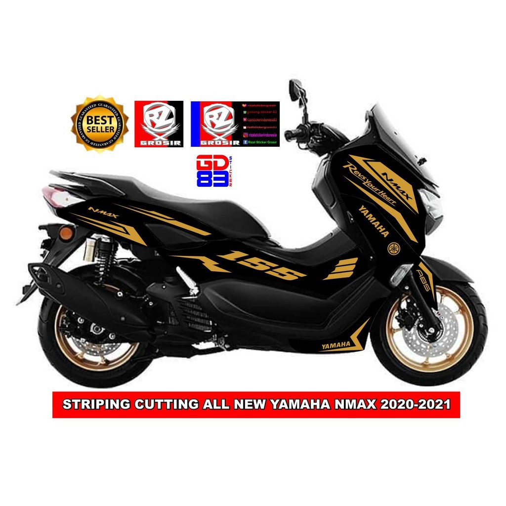 Striping Sticker Cutting Yamaha All Nmax New 2021-2023 Abs Dan Non Abs