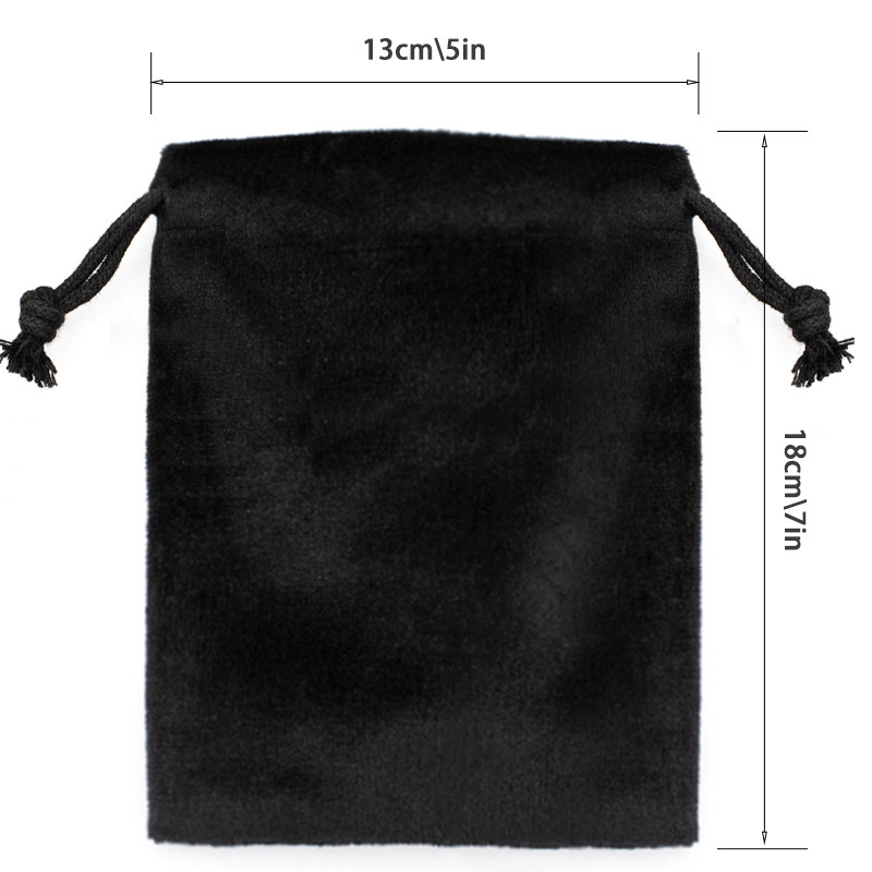 

1pcs Multi Color Velvet Bag Jewelry Packing Velvet Drawstring Pouches Jewelry Gift Bags Display Chain Ring Packing Bags As Gift