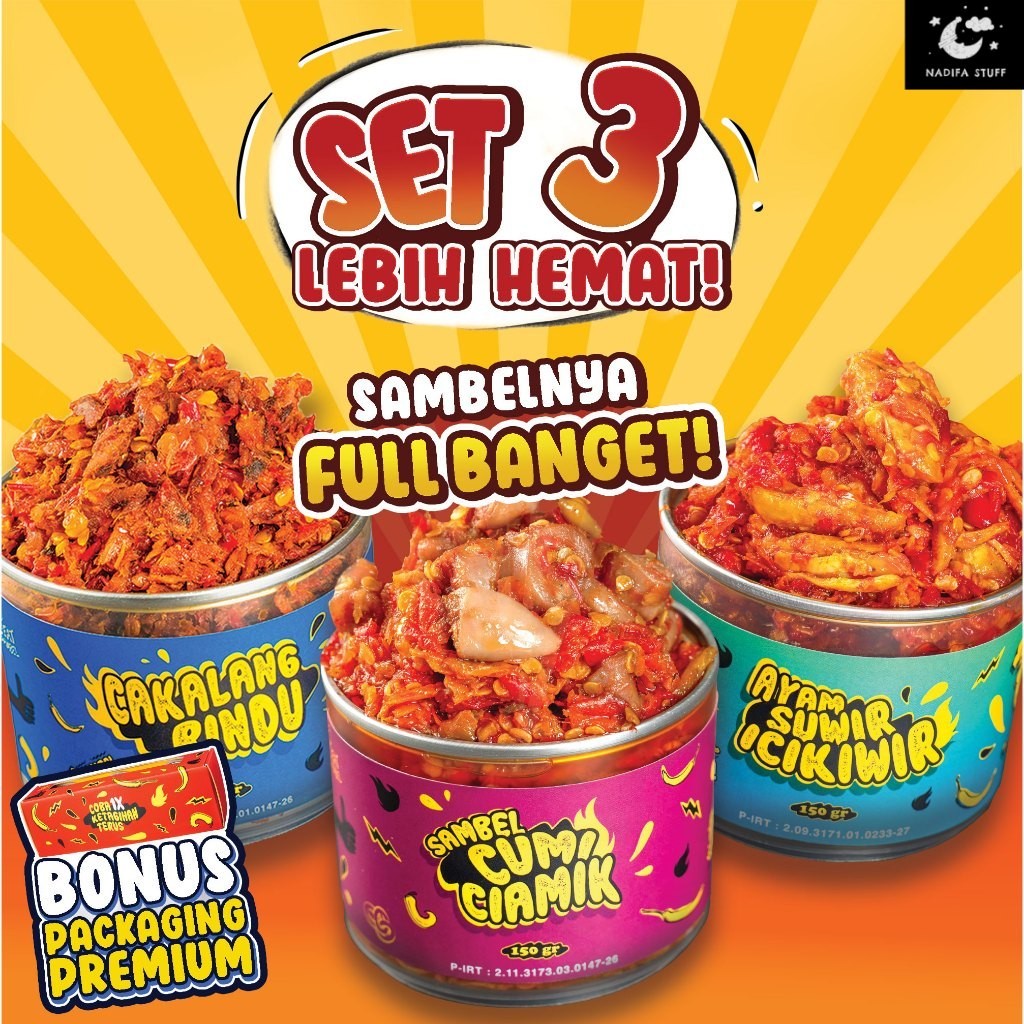 

Eatsambel - Paket Favorit Mas Yangun (Set 3)