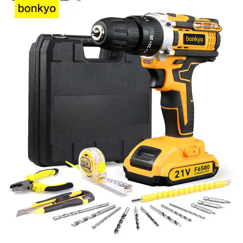 Bonkyo Mesin bor baterai impact drill bor listrik bor beton Multifunctional toolbox--B511 Pro