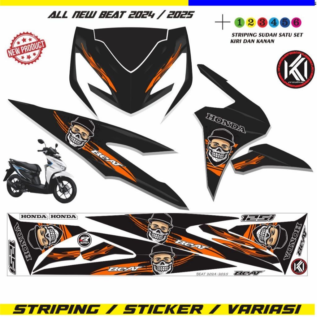 

STRIPING BEAT BARU 2024 2025