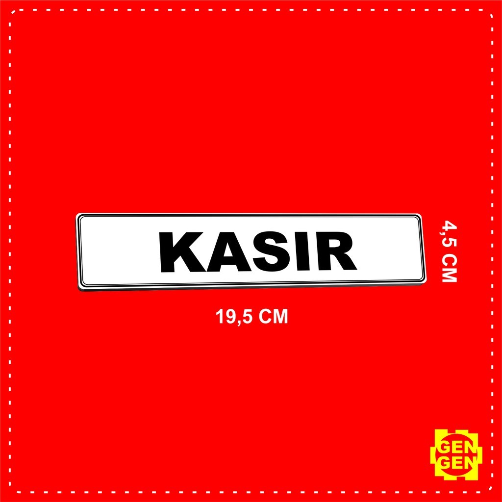 

STIKER KASIR ATAU TEMPAT KASIR