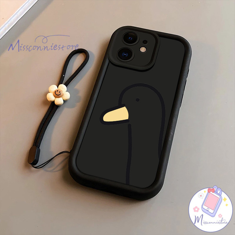 MissConnie Casing Lembut Bebek Kejut Putih Kartun Sederhana Untuk Vivo Y16 Y20 Y03 Y17s Y21 Y17 Y15 