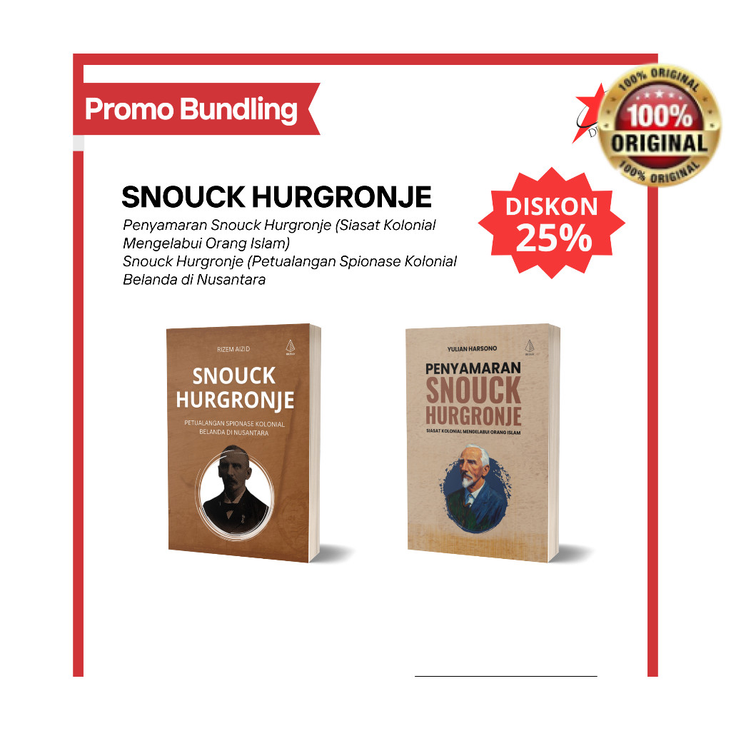 Buku Snouck Hurgronje Rizem Aizid & Penyamaran Snouck Hurgronje - 2 Buku
