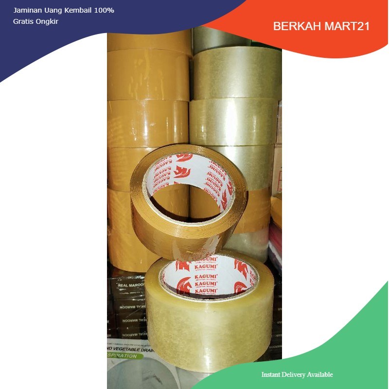 

48 MM X 100 YARD LAKBAN BENING DAN LAKBAN COKLAT
