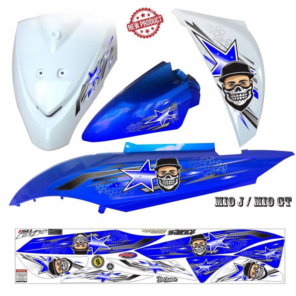 SETIKER STIKER MIO J / STRIPING KEREN MURAH MIO GT MIO J STIKER